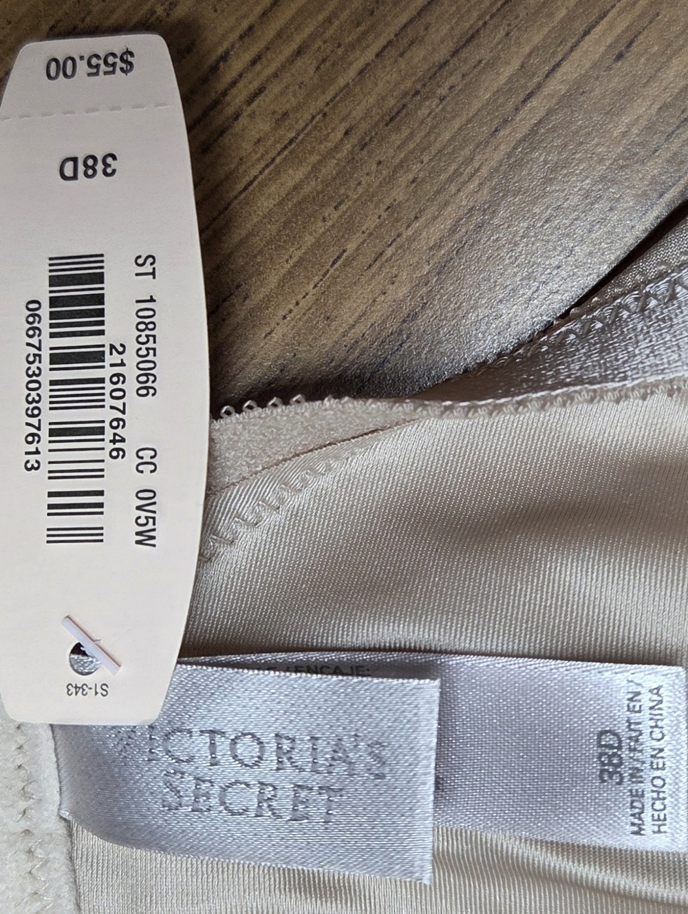 Victoria's Secret Dream Angels Lace Push-Up Bra in Beige ‐ 38D NWT - Picture 6 of 6